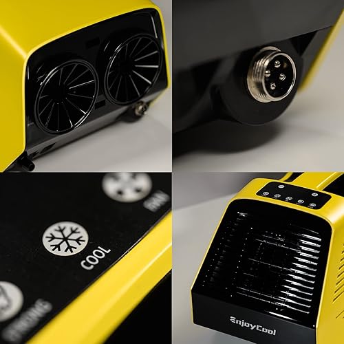 Miniatura 6 de Aire acondicionado portátil, bajo consumo de energía de 220 W, 24 V CC, aire acondicionado de tienda de campaña 2380BTU, CA de enfriamiento rápido