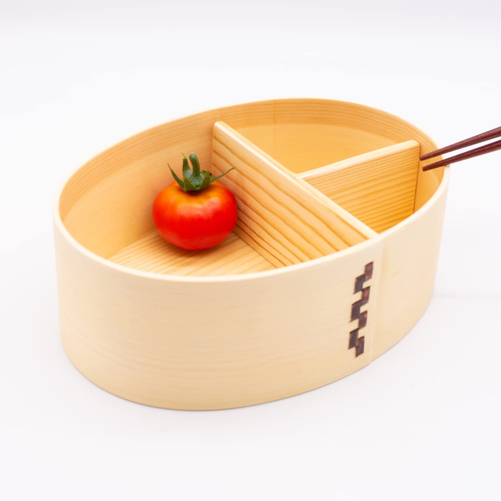 Amazon｜曲げわっぱ 弁当箱 木製 約18×13cm ランチボックス 一段 小判