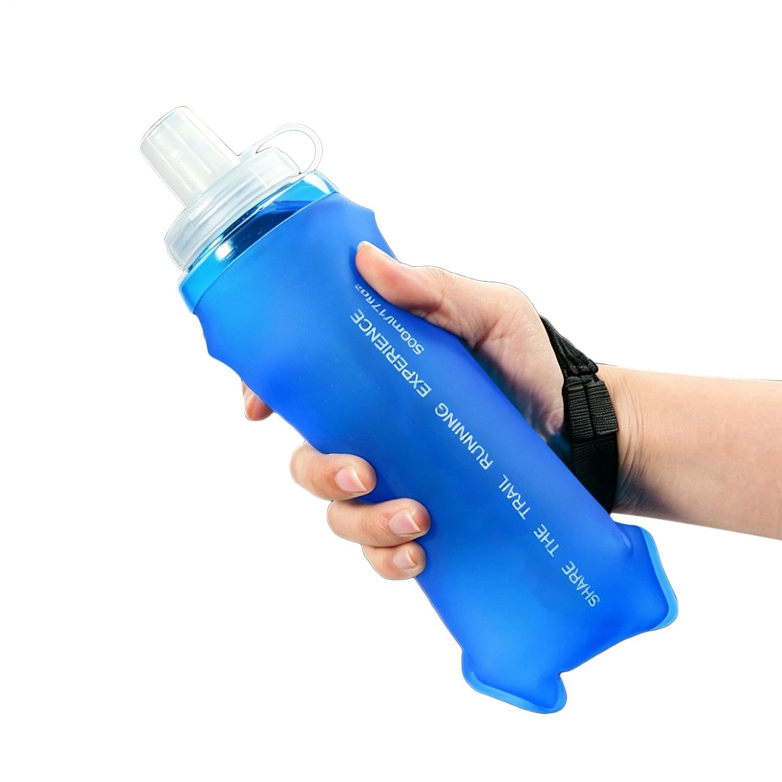 Botella de agua para correr sin rebotes molestos bidón blando de 500 ml