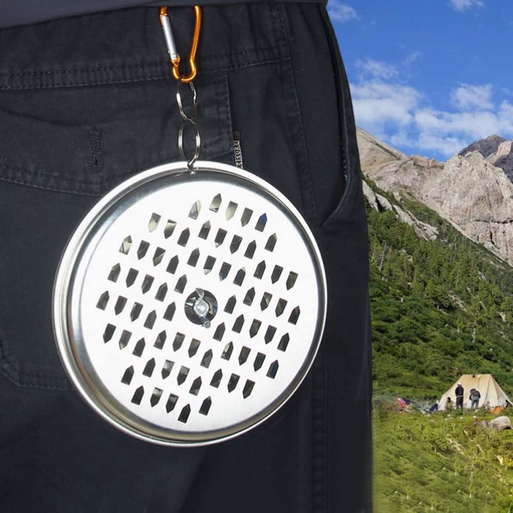 QCHOMEE Support Bobine De Moustique Classique Porte-encens Portable Encensoir Refoulement Métal