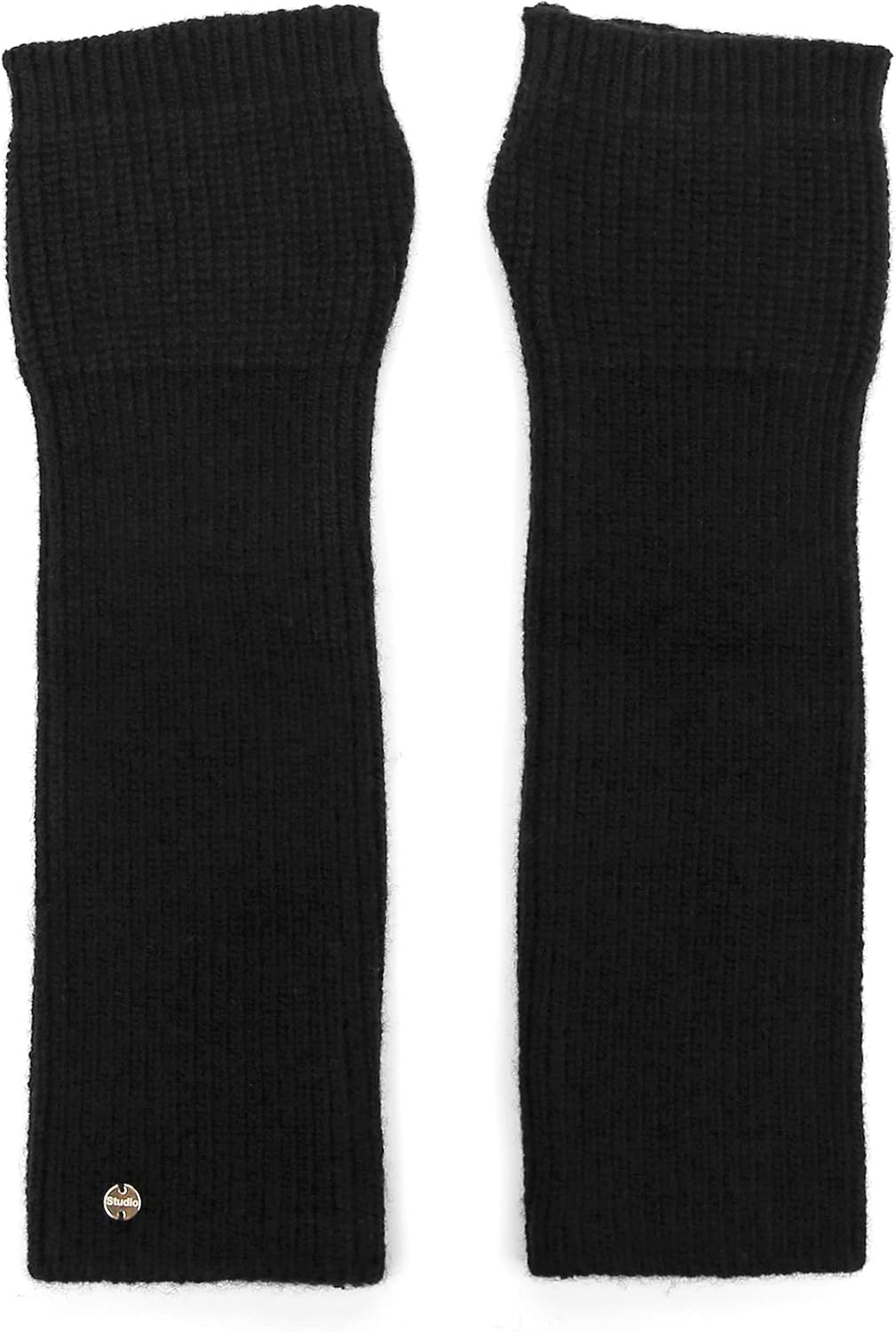 Guanti Senza Dita In Lana E Cashmere - Manicotti Lunghi Per Donna - Foto 11