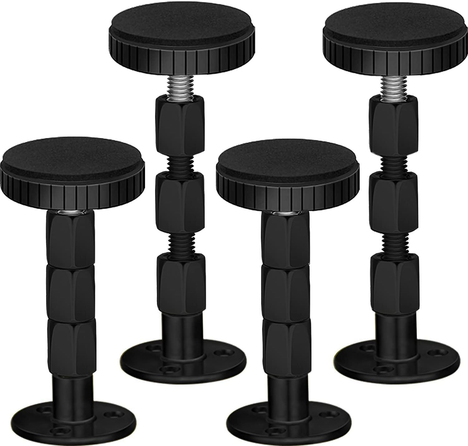 Adjustable Threaded Headboard Stoppers/Bumper Against Wall