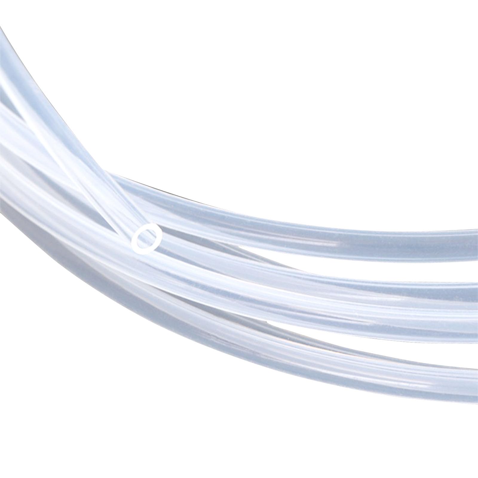 Dryic Ptfe Tubing Ptfe Teflon Tube Pipe Transparent For Models, Factories, Machinery, 5 Metres Long, Various, Id:6mm Od:8mm
