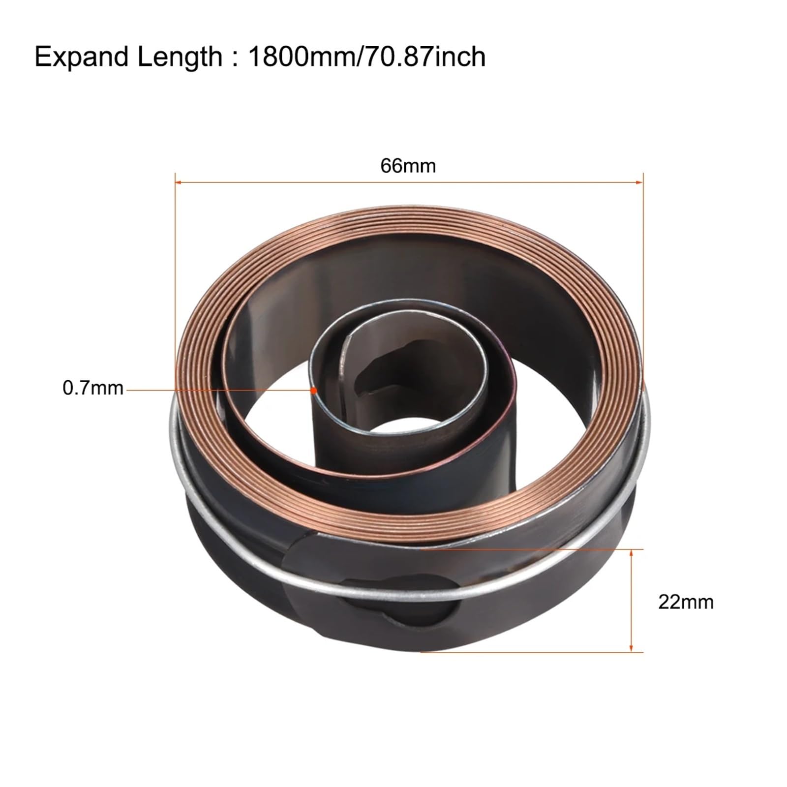 Sprężyna powrotna do wiertarki stołowej, Wiertarka o długości 6 stóp, sprężyna powrotna z piórem, chromowana cewka do wiertarek, urządzeń próżniowych