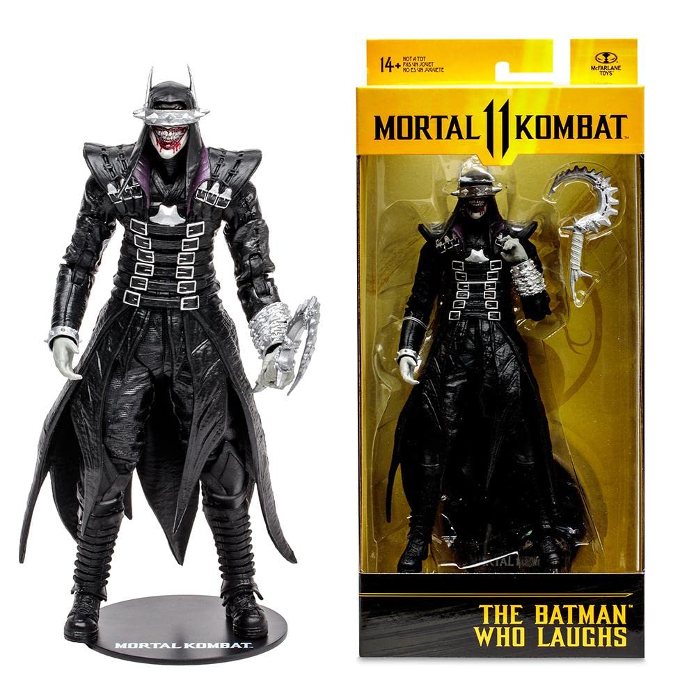 Boneco Batman Who Laughs - Mortal Kombat McFarlane - Candide