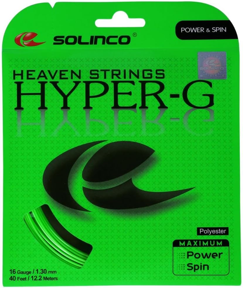 Soilnco Hyper-G Heaven High Spin Poly String - 40 Foot Pack - Choice of All Gauges