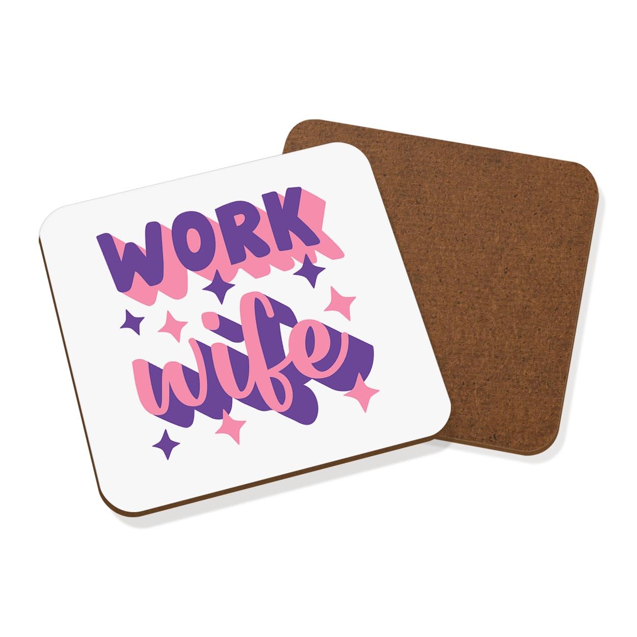 Work Wife Coaster Drinks Mat