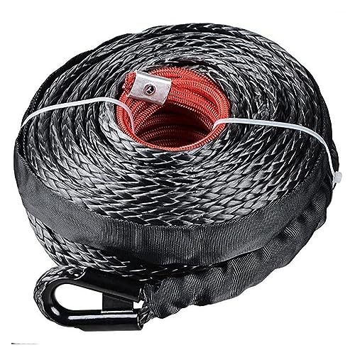 Cable de remolque sintético de 12000LBs para rutas todoterreno y mantenimiento UTV 6