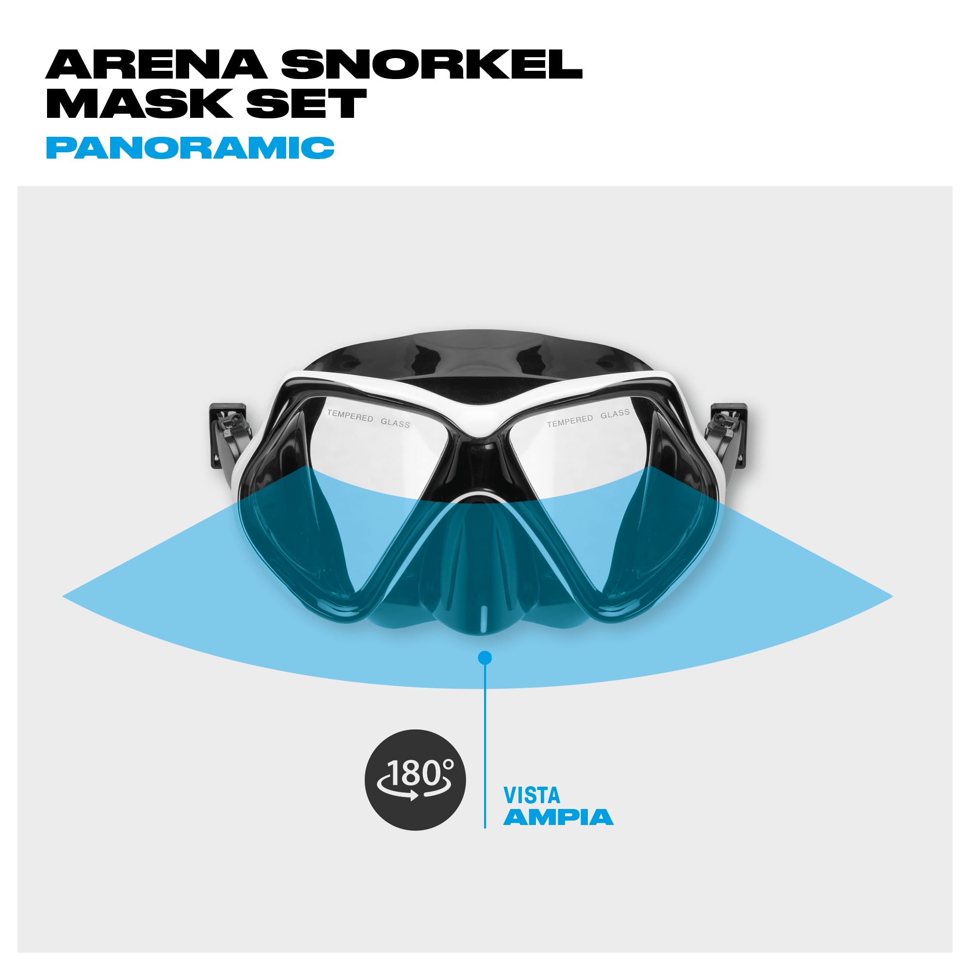 Arena Snorkel Mask Set (Adult)
