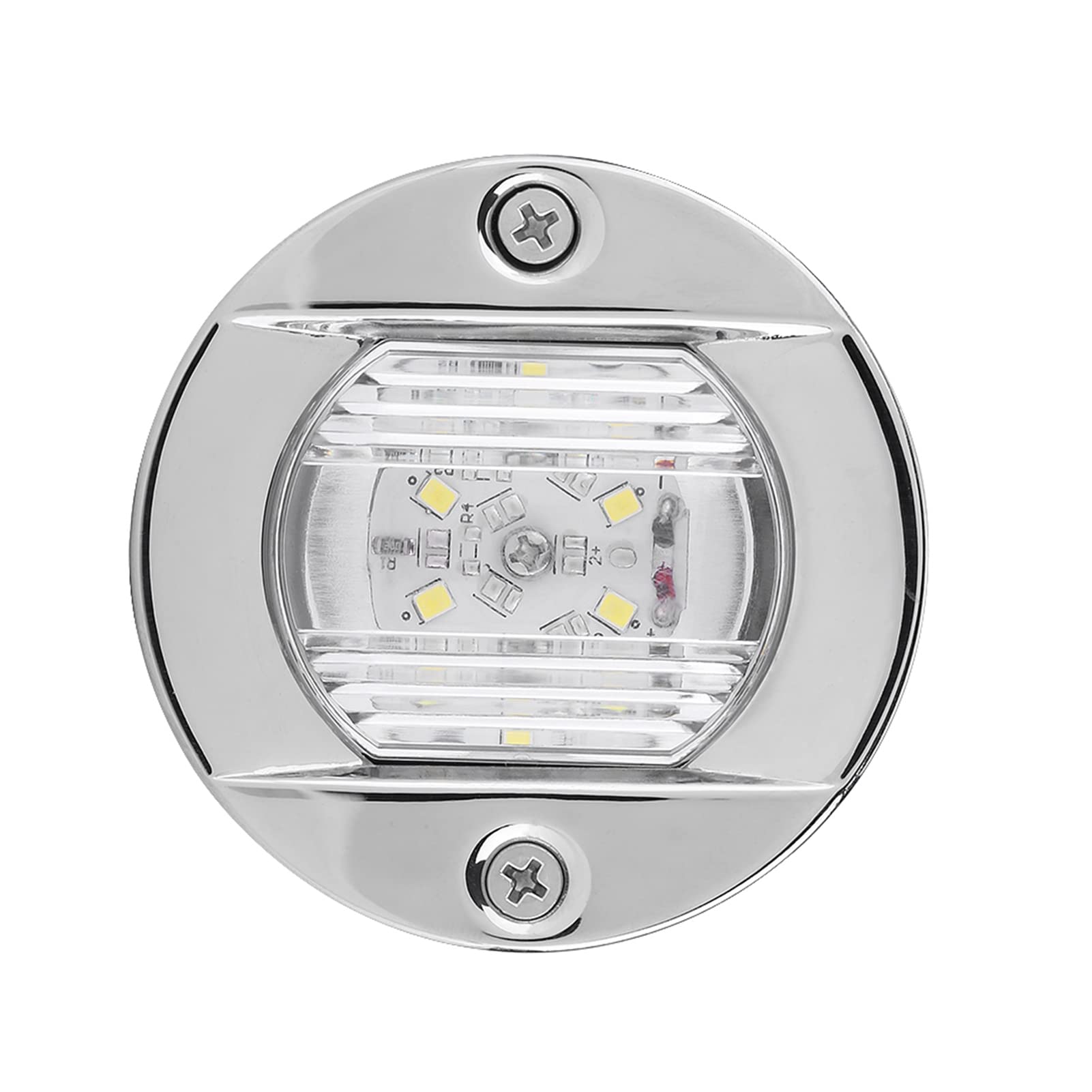 Akozon Luce posteriore per barca, 12 V, impermeabile, luce per barca, luce di navigazione a LED, luce di ancoraggio posteriore, per barca, yacht, accessorio di ricambio