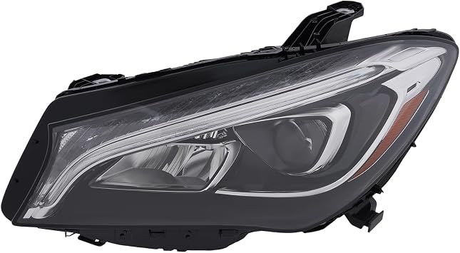 Front LED Headlights Assembly Left Side for 2017-2019 Mercedes CLA-Class CLA45 CLA250 w/Bulb DRL Projector Driver Head Lights Direct Replacement Headlamps Assy SetLeft Driver Side