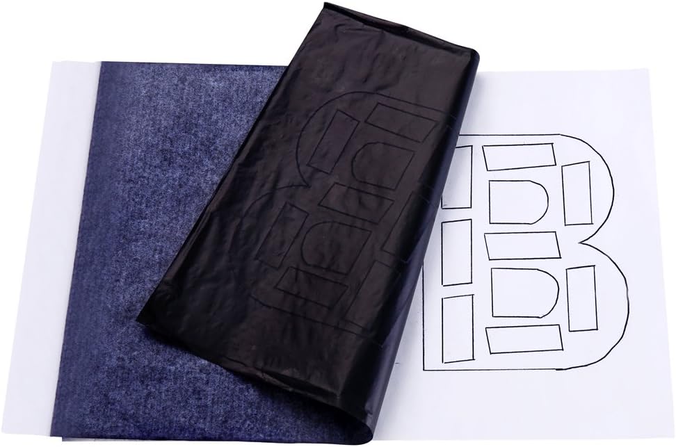 Carbon Paper, Black Graphite Transfer Tracing Paper for Wood, Paper, Canvas and Other Art Surfaces- 100 Sheets : Arts, Crafts & Sewing