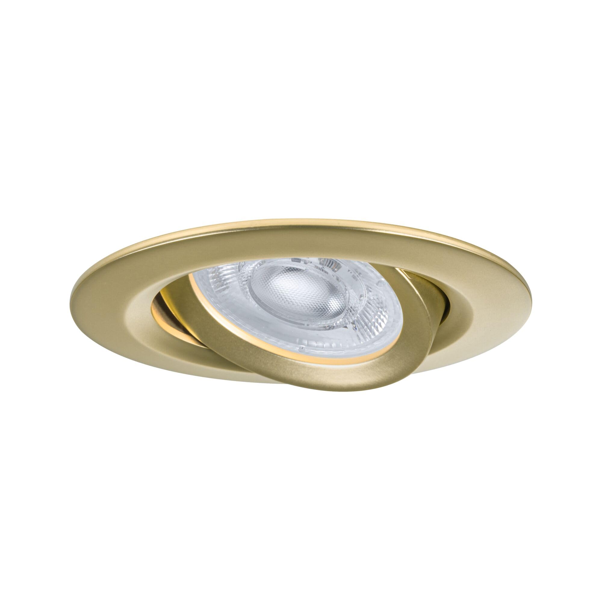 Paulmann LED Einbauleuchte Nova Plus GU10 Flat IP65 93 mm 3x4,9W 3x550lm 230V dimmbar 2700K Gold matt 92419
