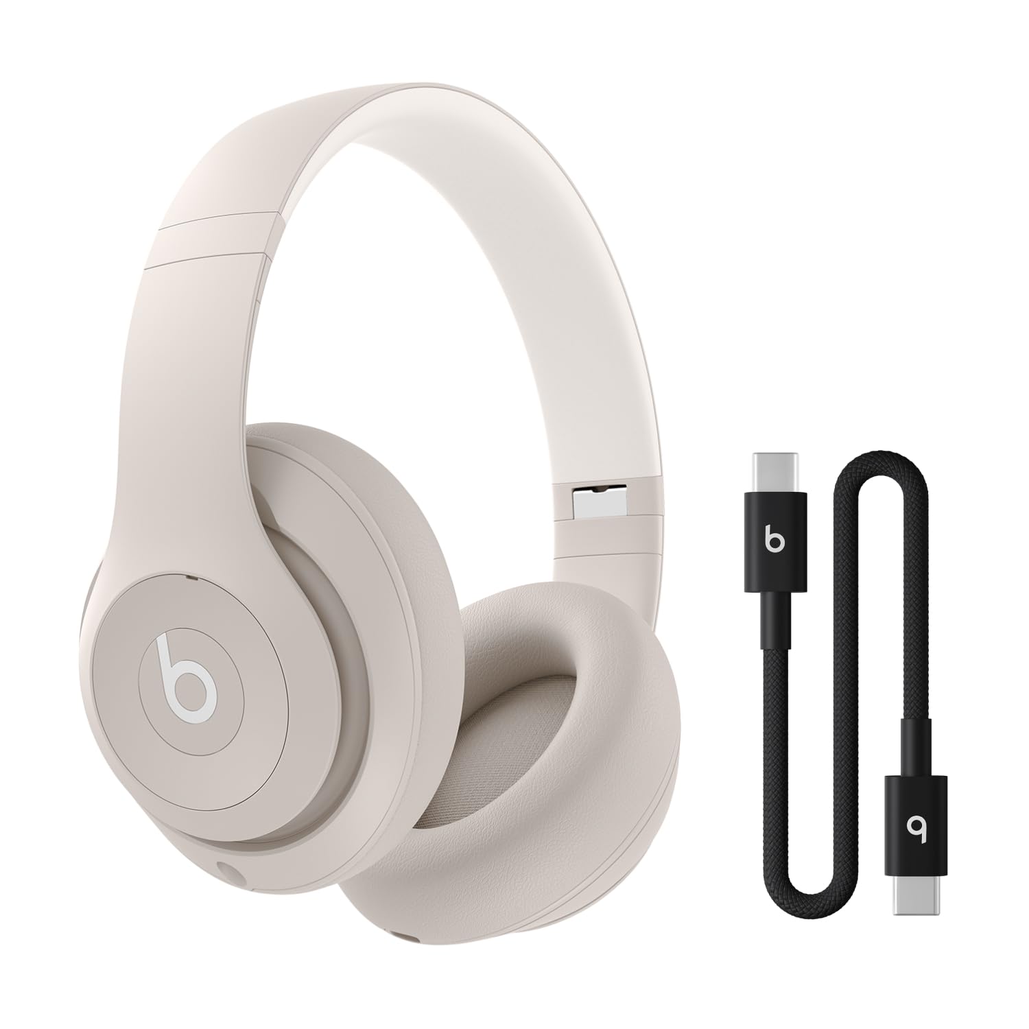Beats Studio Pro - Wireless Bluetooth Noise Cancelling Headphones with USB-C Charging Cable (20 cm) - Jet Black