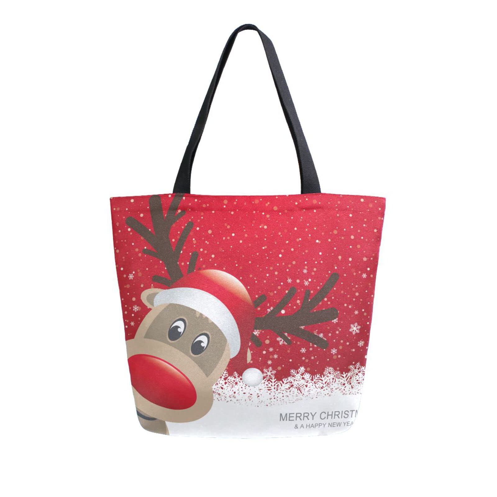 ALAZA Canvas Tote Bag Large Women Casual Shoulder Bag Handbag For Outdoors Holiday Weekender Travel