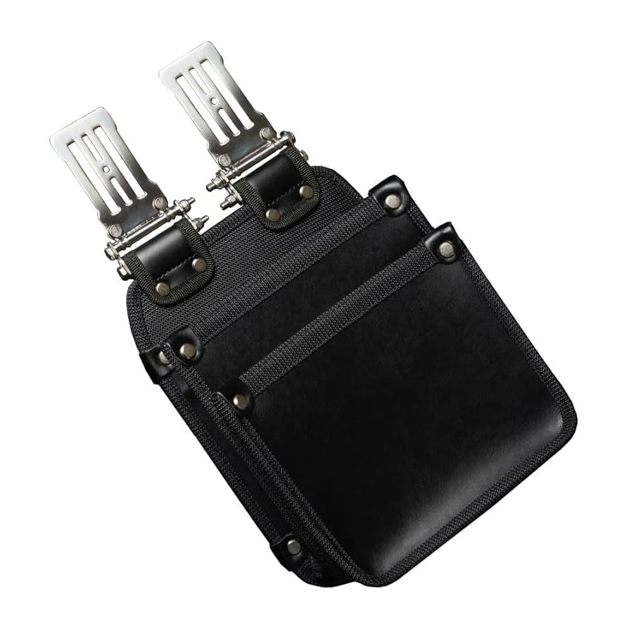 こしまわり WORKERZ EXIT NWZ 腰袋 EXTUKB02SBK 薄型腰袋2段 鳶 Sサイズ