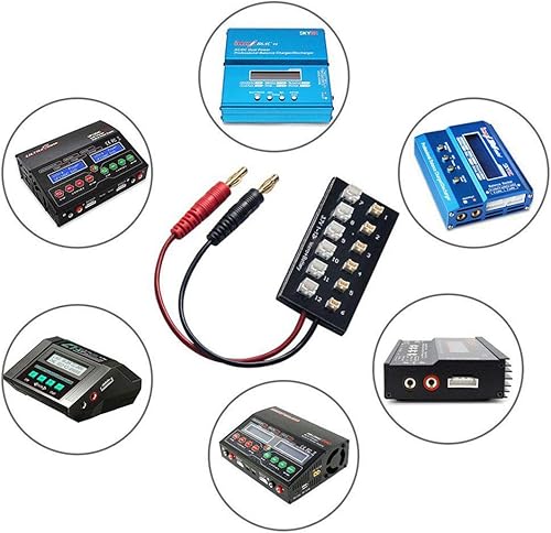 Miniatura 5 de E-outstanding Paquete de 1 placa de carga de equilibrio de batería Lipo de 3.7 V, 1S Ultra Micro JST-PH Paralelo Connect Plate Blade Inductrix