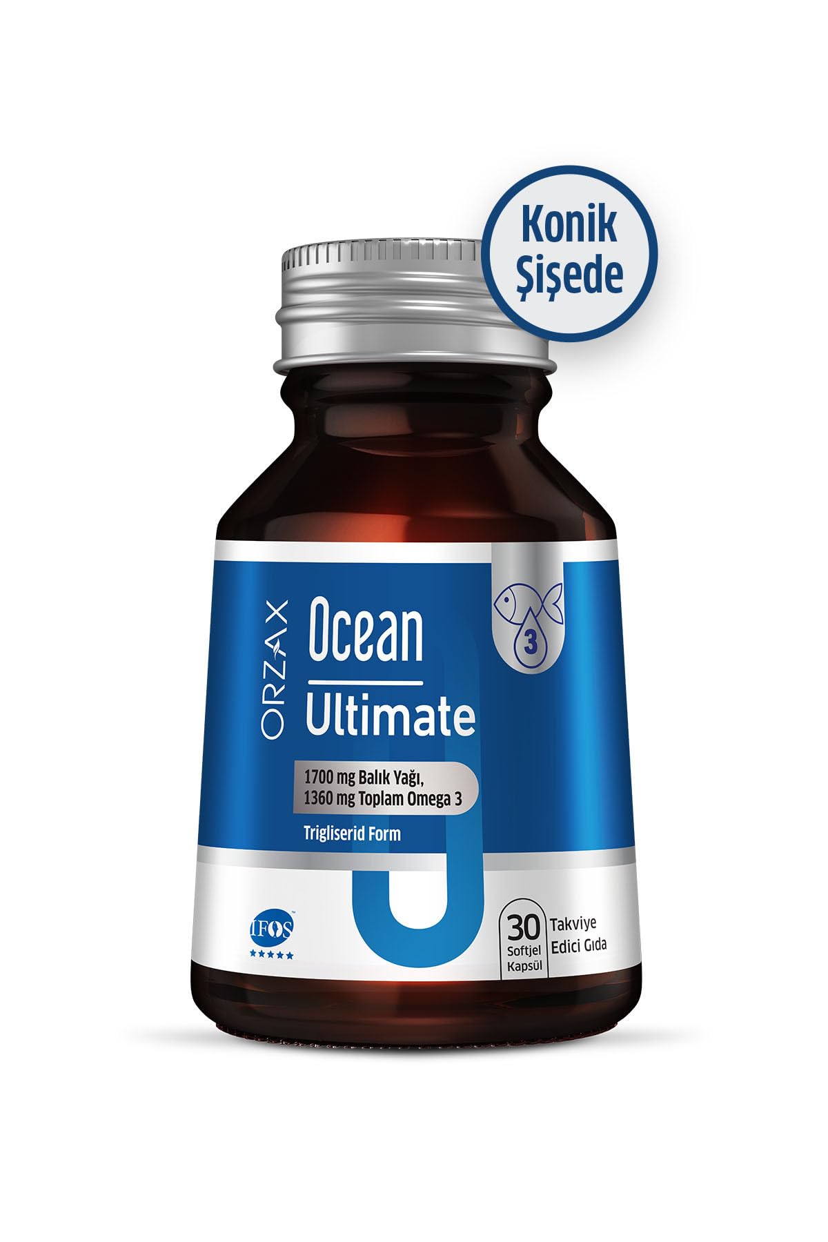 Ocean Ultimate 1700mg Balık Yağı 30 Softjel Kapsül
