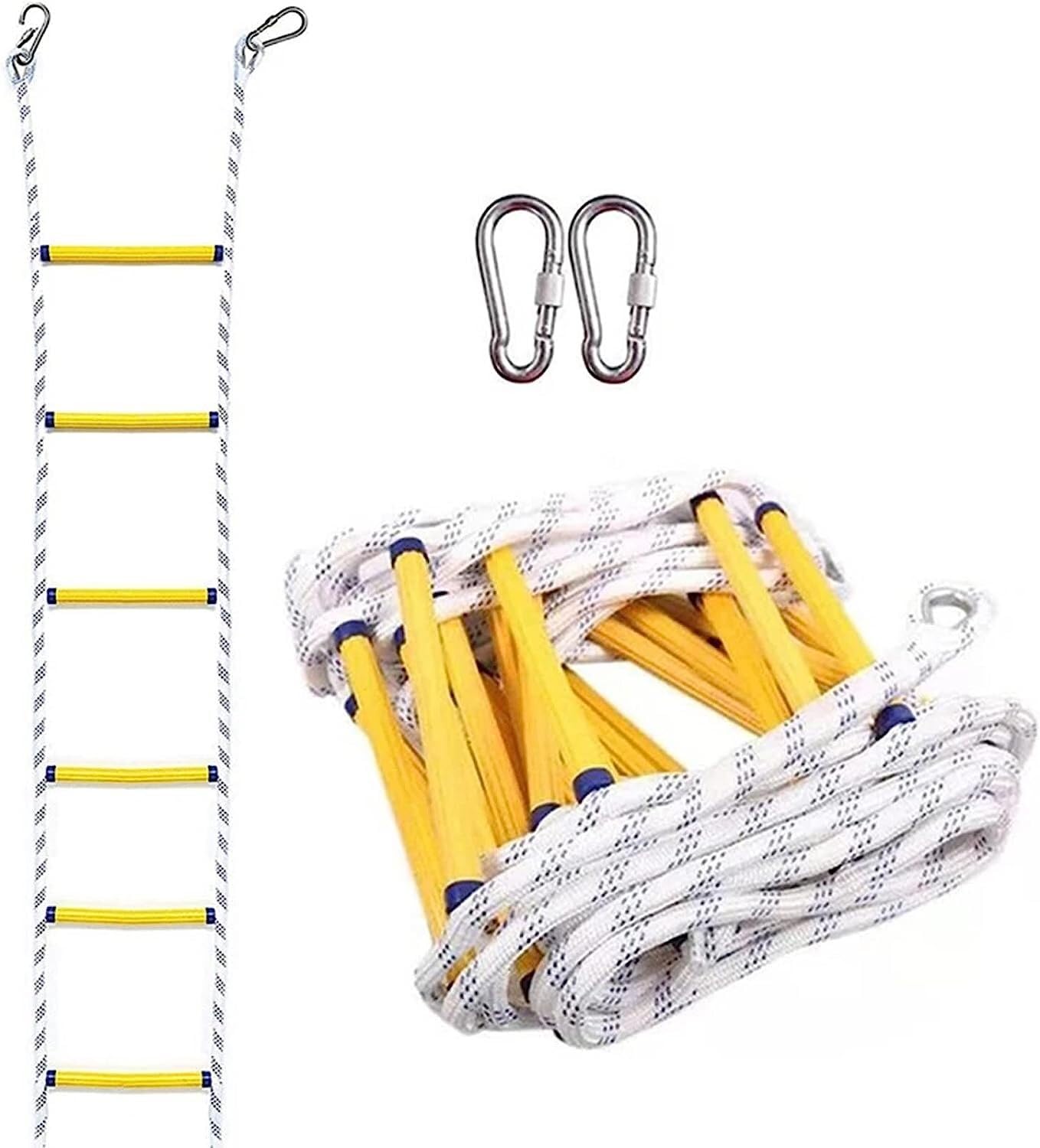 Household Rope Ladder, Training, Climbing, Life-saving Engineering, Resin(16FT/5M)