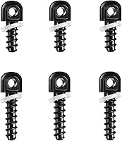 Vista 8 de GUGULUZA Tornillos giratorios para eslinga de madera de 1/2" y 3/4". Pernos giratorios para eslinga de arma de 7/8" para rifles y escopetas con base