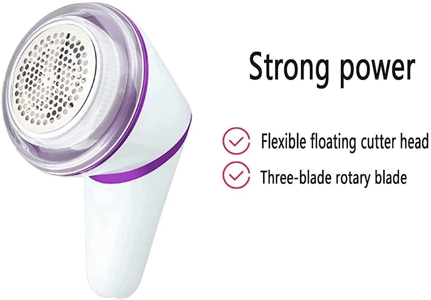 Rasoio di rimozione della Lint,Rasoio del Tessuto USB Reboisable Shaver Shaver Fuzz Remover con Pennello Pulito,Design Manico ergonomico