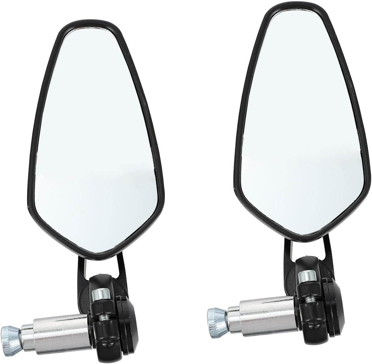 1pair Aluminum Alloy Motorcycle Mirrors High Definition Rear View Retroreflector Rotatable for Enhanced Safety and Motorcycles Easy Installation and Aluminum Construction