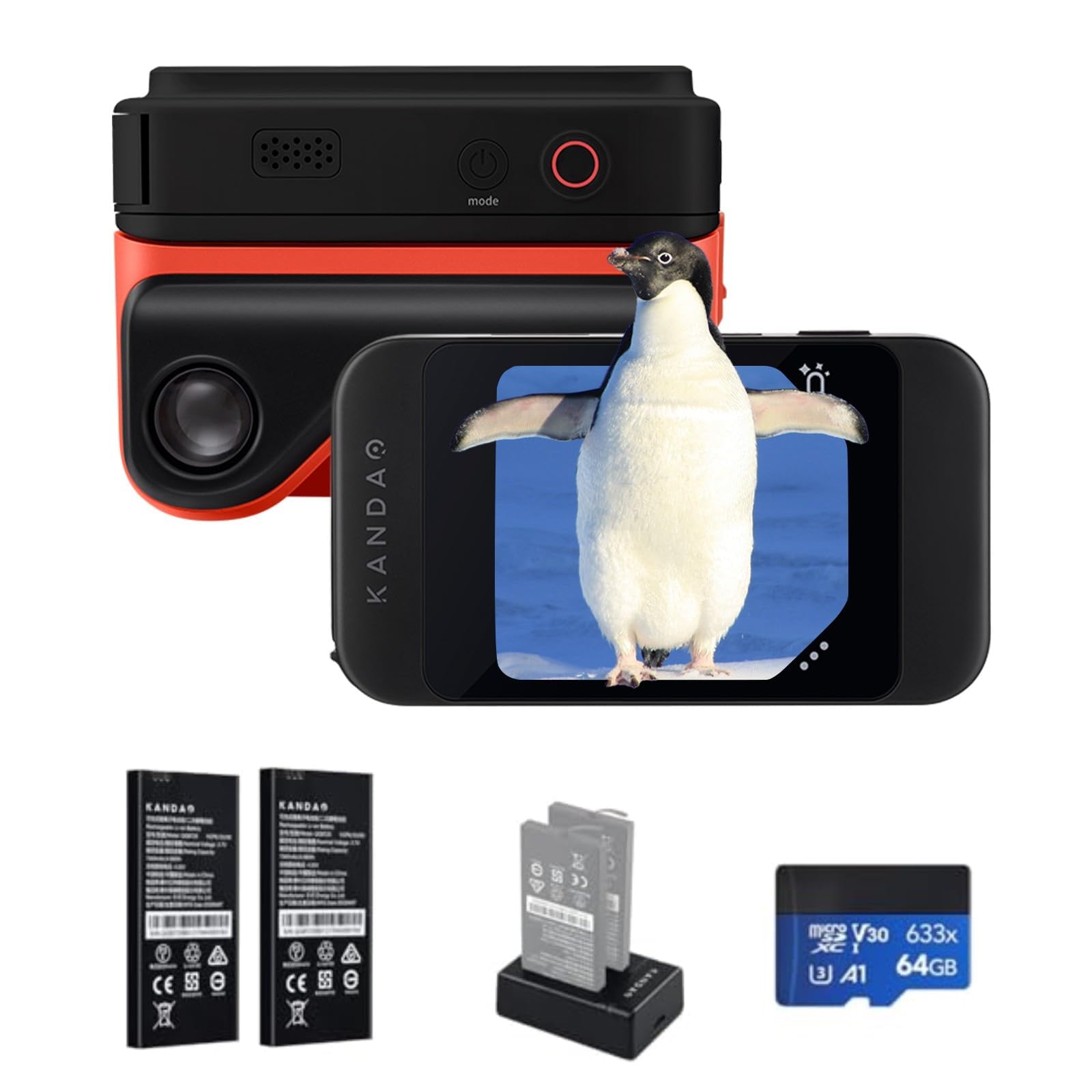 家電 QooCam 4k Amazon | KanDao QooCam EGO 3Dカメラ 4K 60FPS Vlogカメラ 手ブレ補正