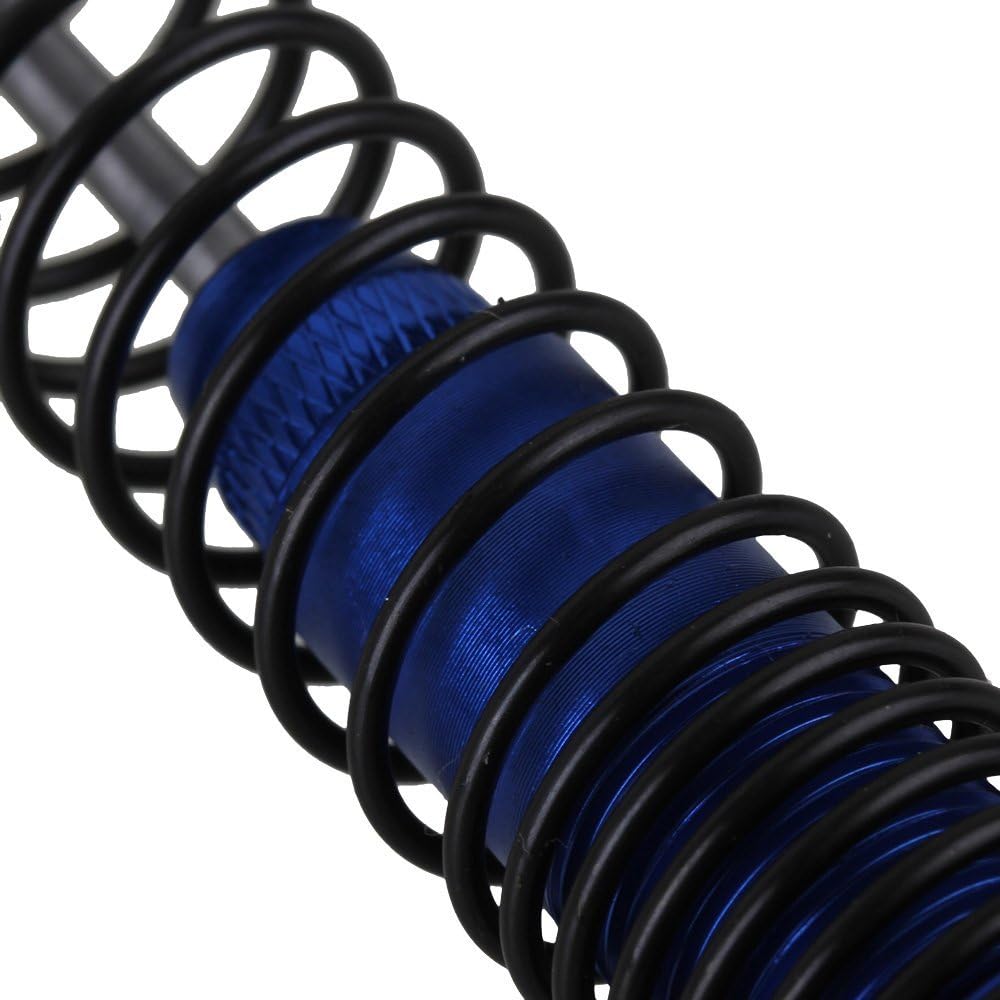 Mxfans 2PCS RC1:10 Rock Crawler AX31013 Front Rear Shock Absorber Upgrade Parts Dark Blue