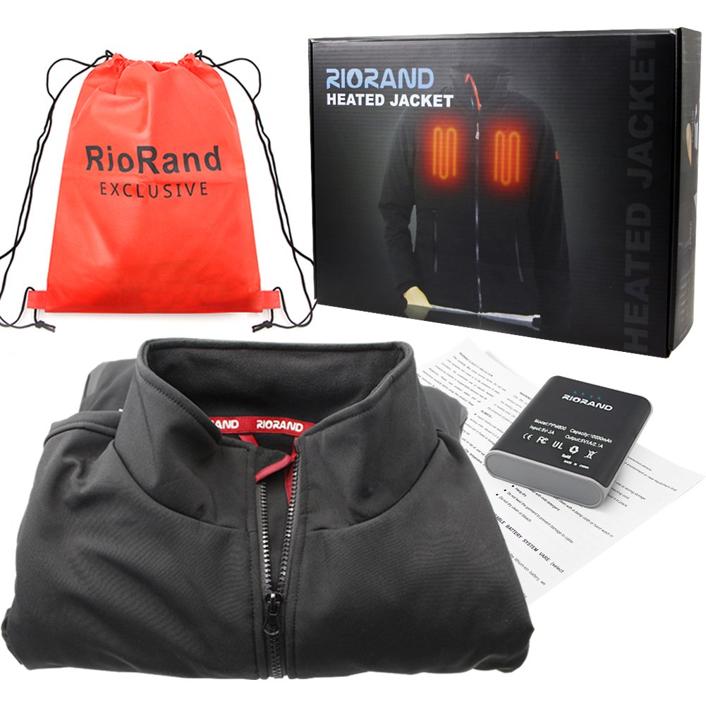 RioRand Men Heated Jacket - Waterproof 