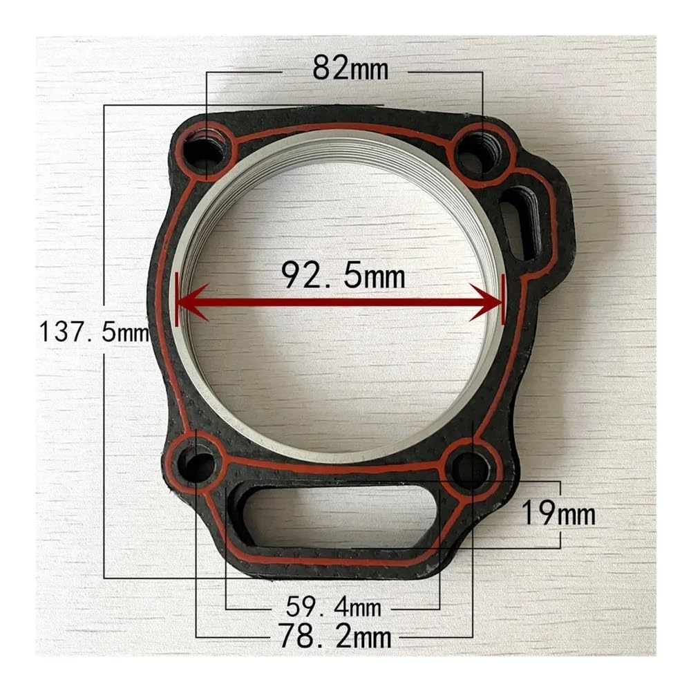10pcs 92MM Cylinder Head Gasket Fit for 192F Gasoline Engine Generator