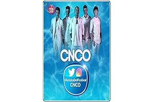 CNCO Festival de Viña del Mar Movie Poster Tin Sign