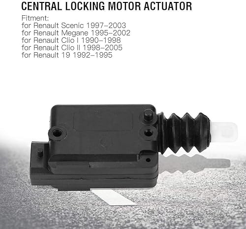 Miniatura 4 de Keenso Sistema de bloqueo automático, actuador de bloqueo central de 2 pines para Megane Scenic Clio 7702127213 (1PCS) Cerraduras y accesorios