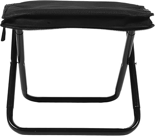 Miniatura 1 de Taburete plegable portátil con elegante bolsa con cremallera, ligero y asiento al aire libre para camping, senderismo, pesca, mochilero, picnic,