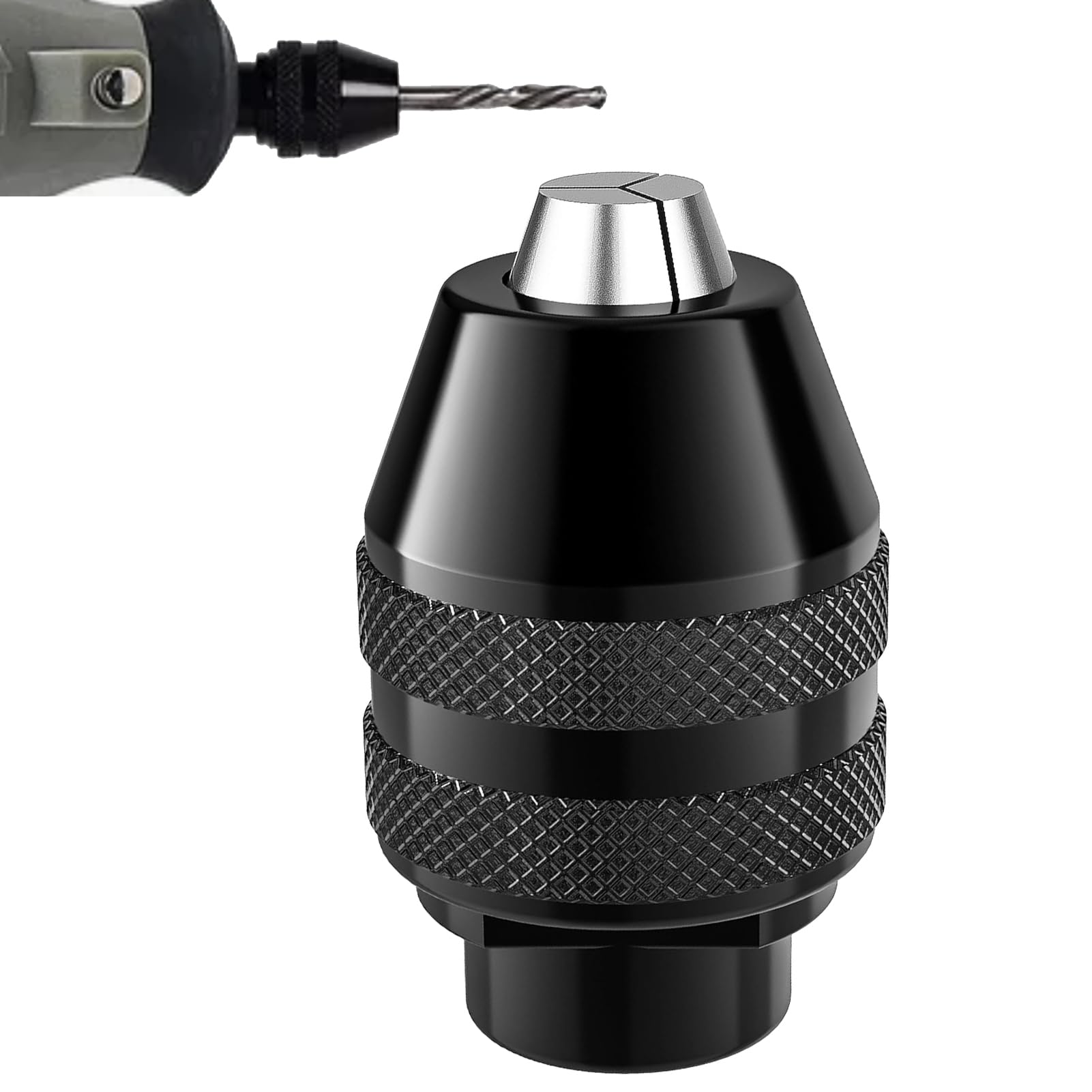 4486 Mandrino per Applicabile a per Dremel,mandrino sds,mandrino trapano mandrino per avvitatore mandrino a sgancio rapido per ricambio 1/32-1/8,mandrino a tre punte,accessori per trapano per