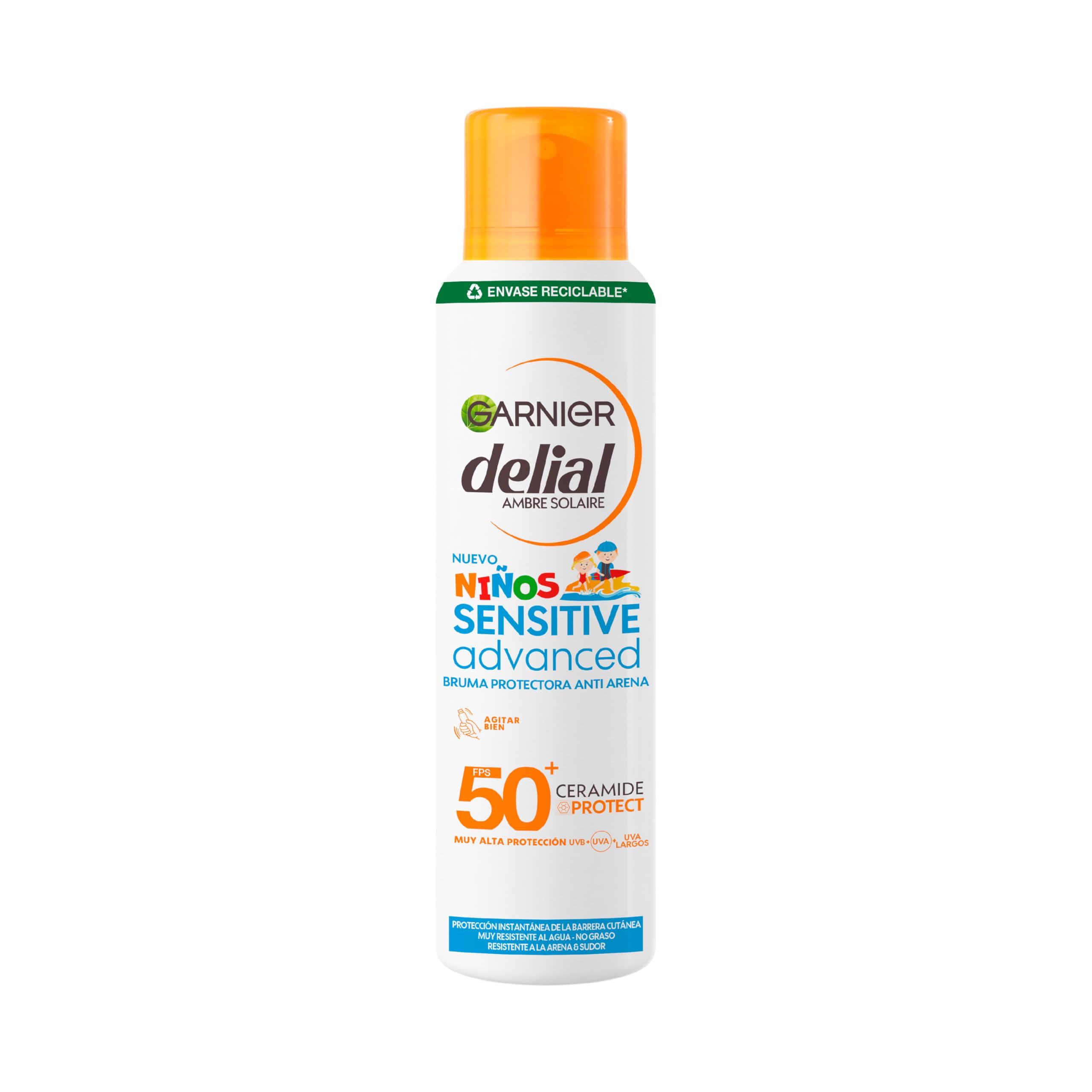 Garnier Niños Bruma Anti-arena Spf50+ 200 Ml Unisex