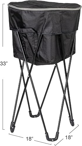 Miniatura 2 de Household Essentials Enfriador térmico de pie con bolsa de viaje, poliéster resistente,