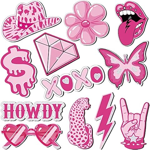 Pink Preppy Refrigerator Magnets Women Fridge Magnets Cute Magnets for Fridge Boho Locker Decorations for Girls Leopard Decorative Magnets Magnetic Fridge Decor for Kitchen Office (Stylish Style) Cover