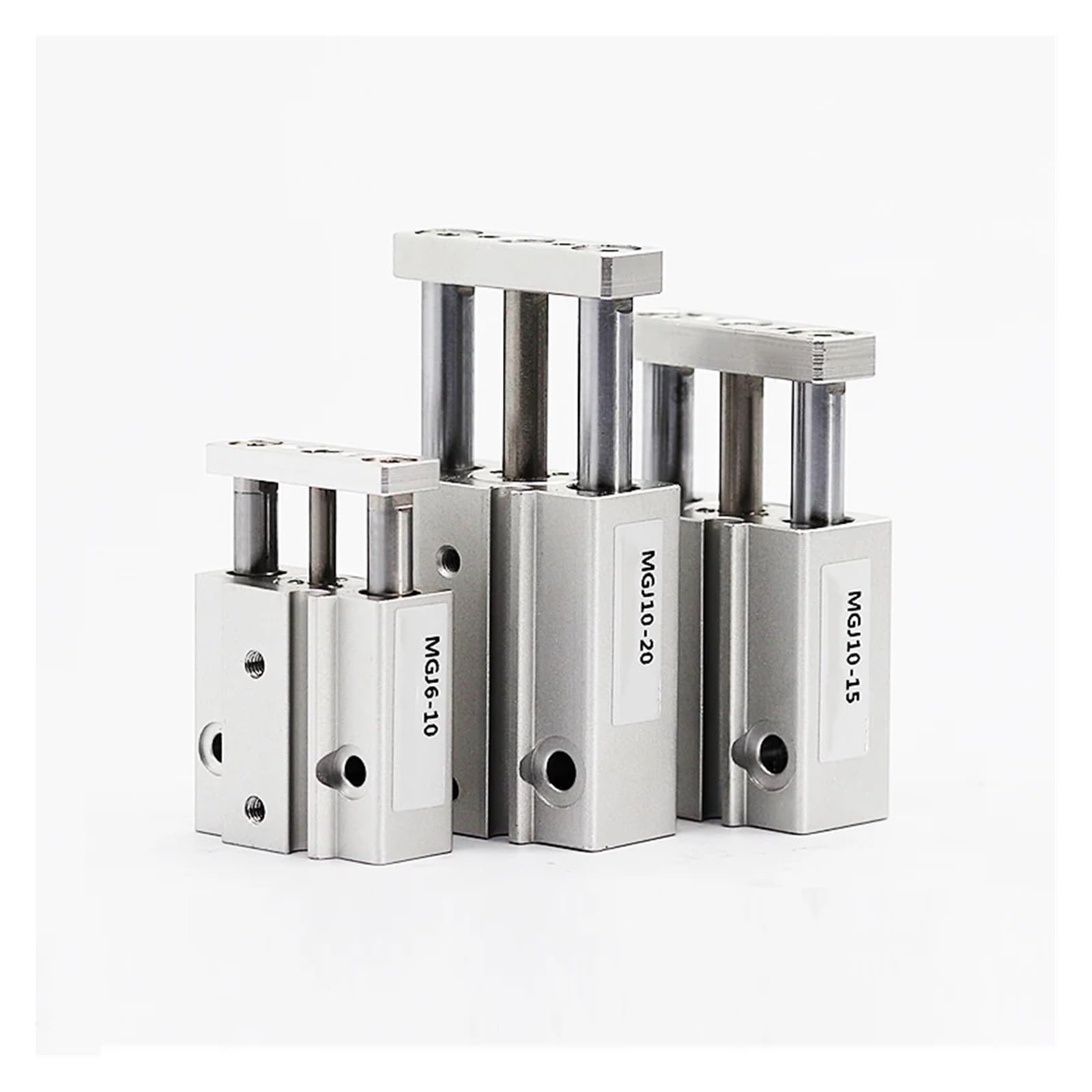 Cilindro neumático mini de tres ejes MGJ10X5 que evita giros indeseados