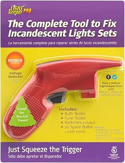LightKeeper Pro Christmas Light Repair Tool - Fixes Incandescent Holiday Lights in Seconds | UL Listed Kit
