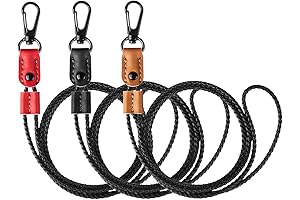 3Colors PU Leather Braided Lanyard