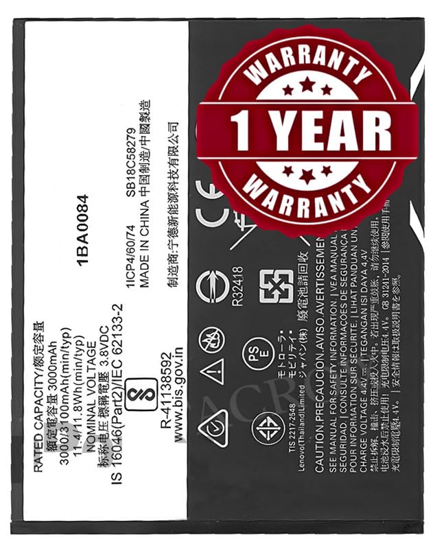 Image of Original KC40 Battery Compatible for Motorola Moto E6 Plus (PAGA0004, PAGA0004IN, PAGA0033IN, PAGA0033) - (3000mAh) - 1 Year Warranty JK1