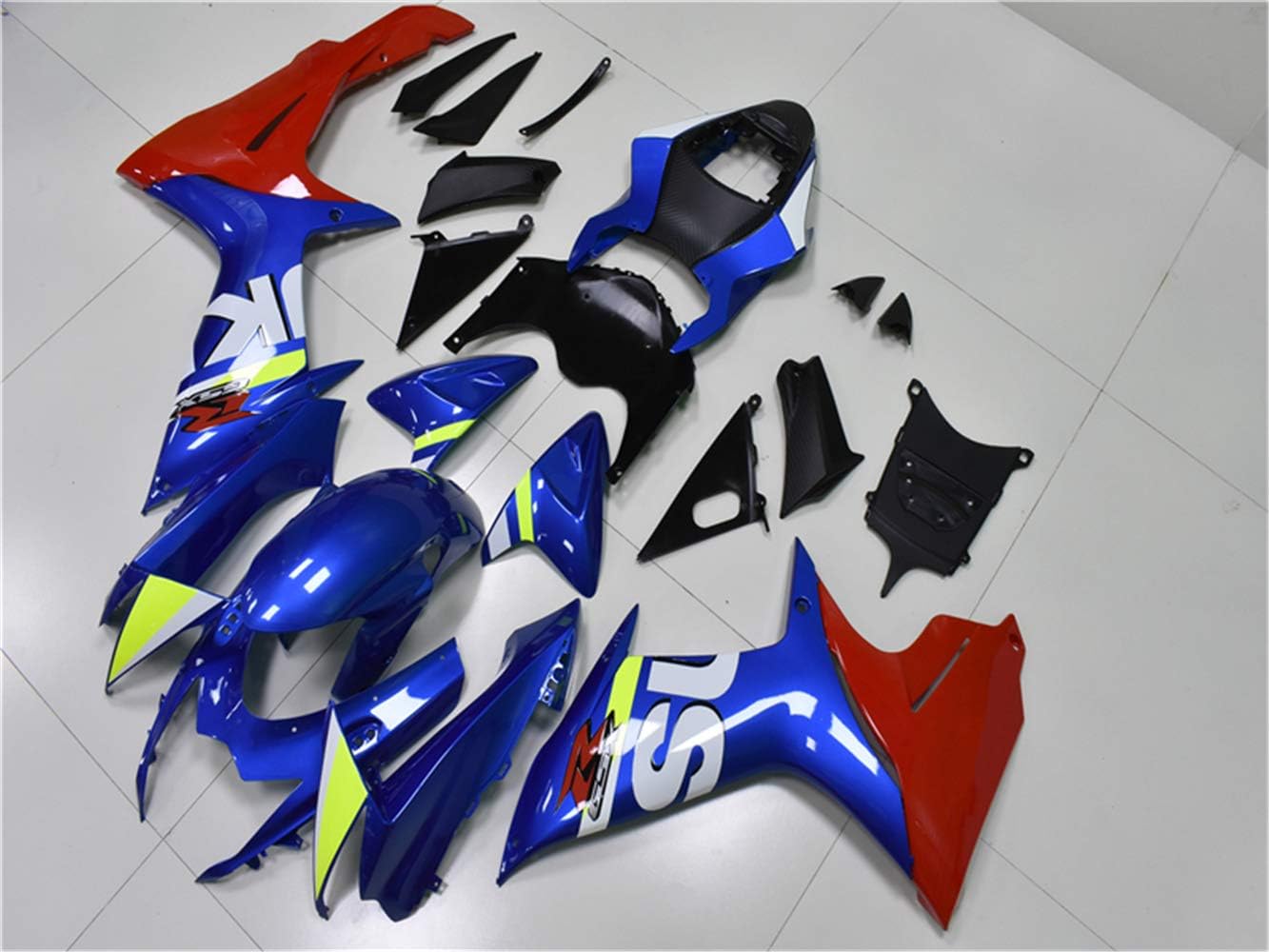 US Stock Motorcycle Injection Mold ABS Fairings Kit Fit for 2011 2012 2013 2014 2015 2016 2017 2018 2019 2020-2024 GSXR 600 GSXR 750 Bodywork New Aftermarket Fairings Kit Blue Red