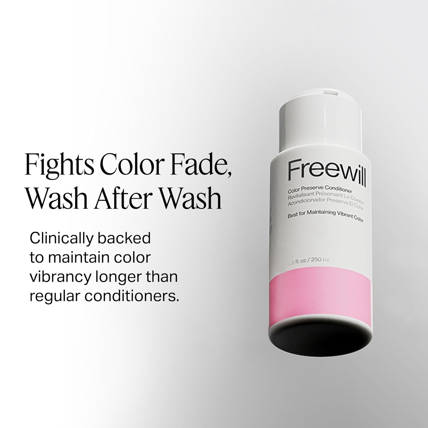 Freewill Color Preserve Conditioner, Rich, Moisturizing and Nourishing Conditioner for Color-Treated Hair, Fights Color Fade to Help Maintain Color Vibrancy, 8.5 oz - Image 5