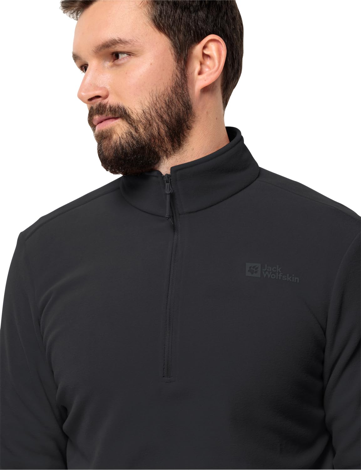 Jack Wolfskin Męski sweter Taunus Hz, czarny, 3XL (DE)