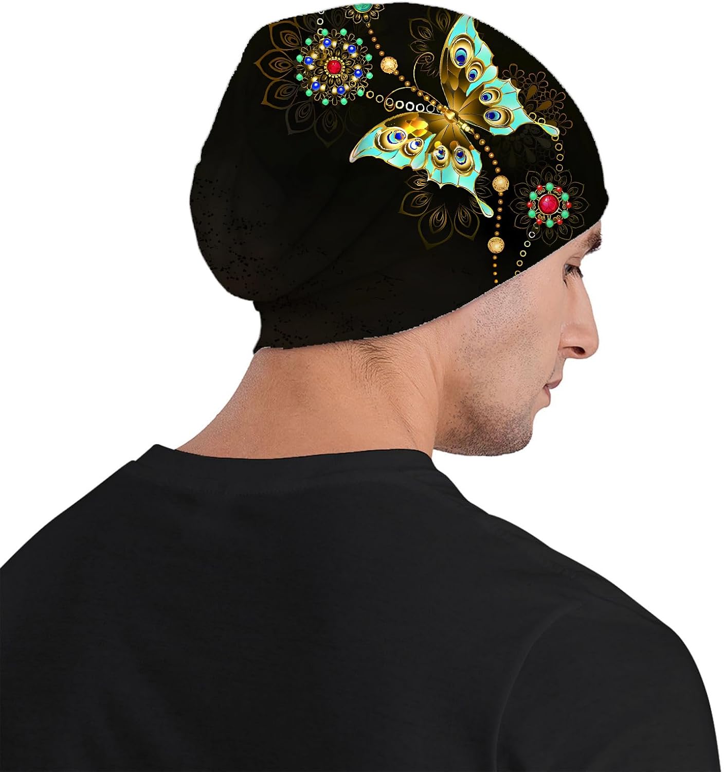 Watermelon Womens Slouchy Beanie Cotton Chemo Caps Cancer Headwear Hats Turban Baggy Skull Sleep Scarf - Image 4