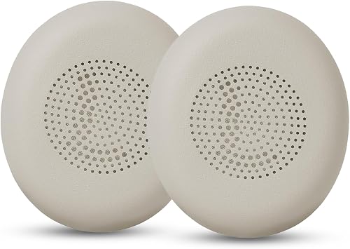 Replacement Ear Pads, Compatible with Jabra Elite 45h, Evolve2 65, Evolve2 40 Headphones. New Soft Protein Leather Combined with high-Density Memory Foam, Replacement Ear Pads Champagne