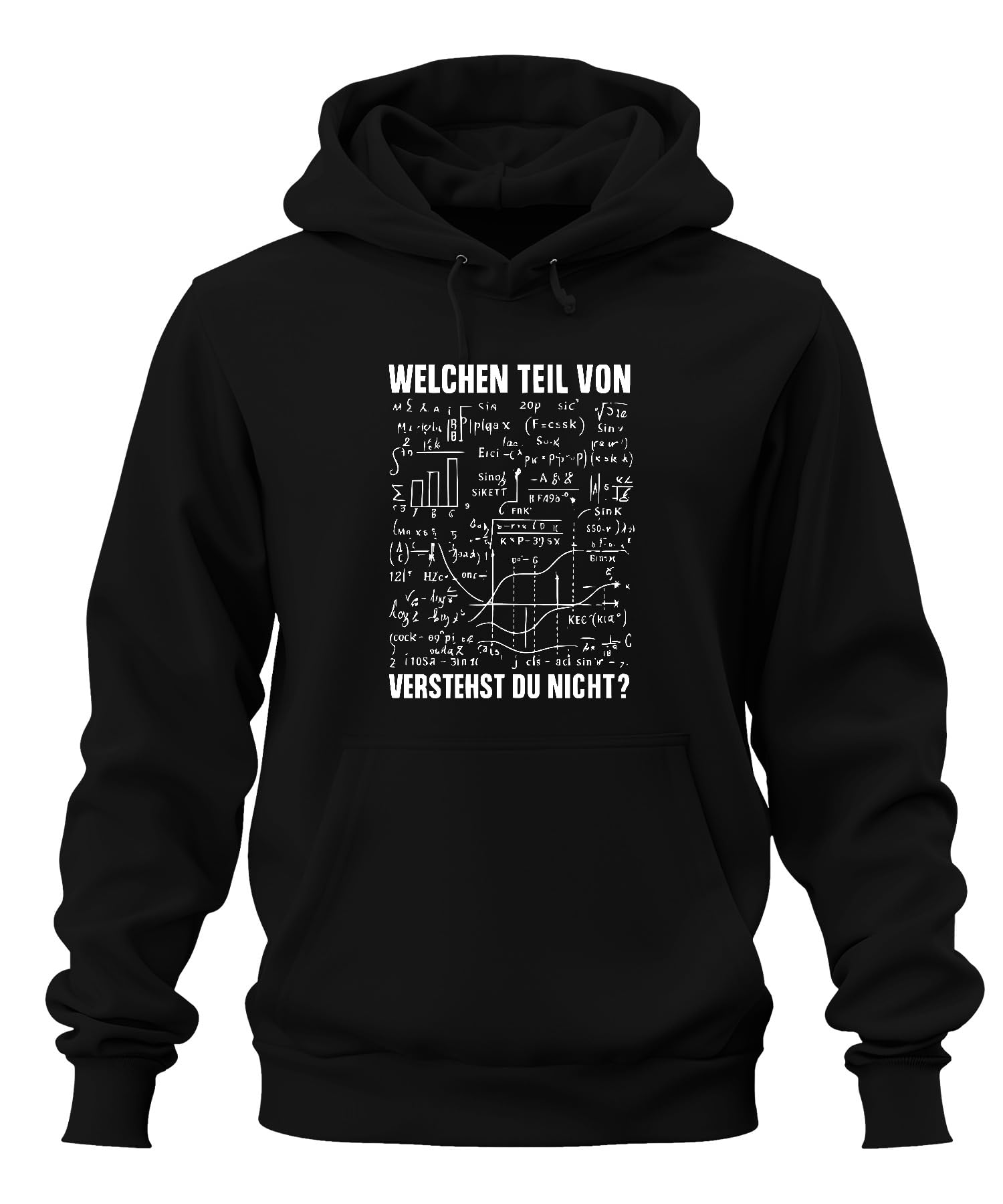 ¿Qué parte de las matemáticas no entiendes Fórmulas Nerd IQ Divertida Sudadera con Capucha Unisex