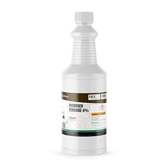 Alliance Chemical Hydrogen Peroxide 6% Technical Grade - 1 Quart for Industrial Cleaning, Oxidation, Bleaching, and Research Chemicals