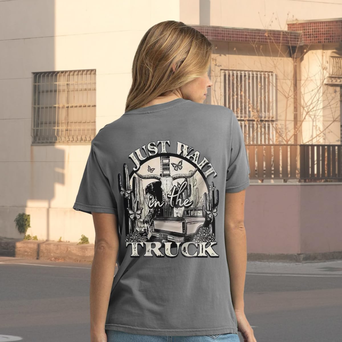 Women On My Husbands Last Nerve Shirt Funny Wife Life Skull Hand T Shirt Letter Short Sleeve Vacation Tops - Image 4