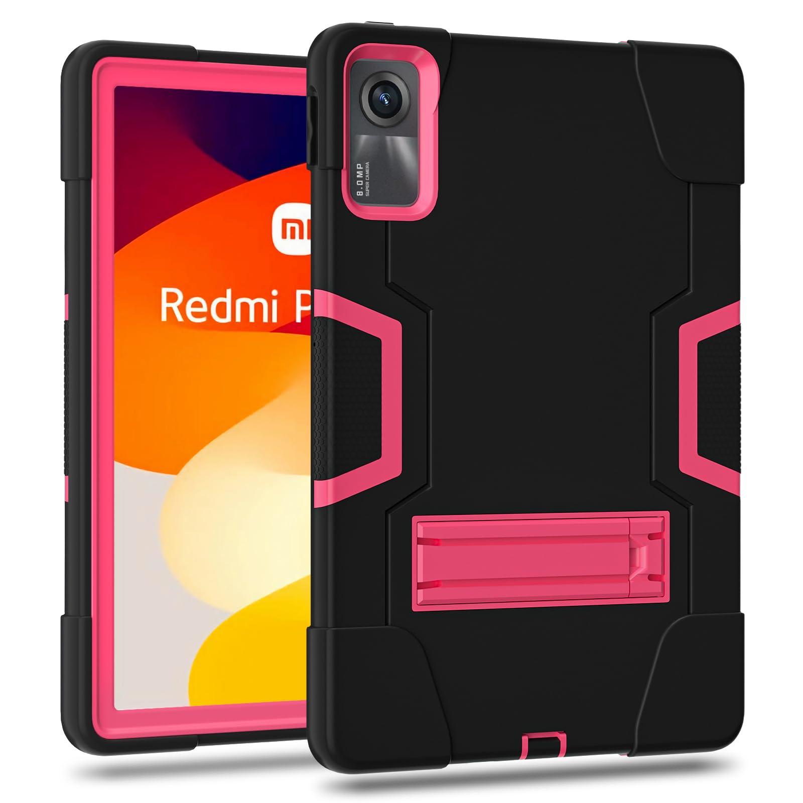 Xiaomi Red Pad SE/ケース・Privacy Screen付き ZXHYliang for Redmi pad SE 11 inch 2023 case:with 3-Layer